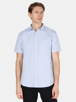 Сорочка бавовняна літня чоловіча Colin's CL1073847BLE M Blue (8684112597287)