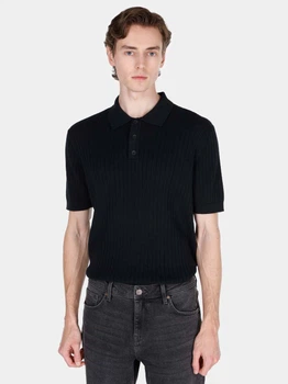 Поло длинное мужское Colin's CL1073995NAV L Navy (8684112622767)