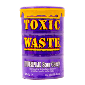 Конфеты Toxic Waste Mystery Flavor Purple 14шт