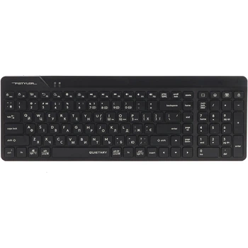 Клавиатура беспроводная A4Tech FBK23 AS Bluetooth/2.4 ГГц мембранная ENG/UKR Black (FBK23 AS Black)