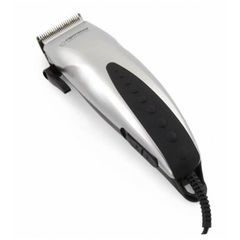 Машинка для стрижки Esperanza Hair Clipper Stylist 10W 4 насадки суха стрижка Silver/Black (EBC003)