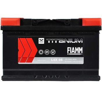 Автомобільний акумулятор FIAMM Titanium Black 95Аh 850А L+ (L4)