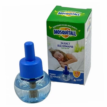 Жидкость для фумигатора от комаров Mosquitall Нежная защита для детей, 45 ночей, 30 мл