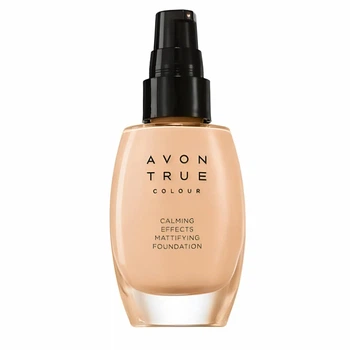 Матирующий тональный крем «Спокойное сияние» Оттенок: Light Nude, Avon True Colour 30 мл