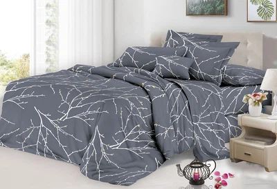 Комплект постельного белья Vital Textile бязь 3D премиум полуторный 150х220см BP-338