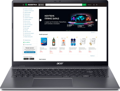 Ноутбук Acer Chromebook Plus CB516-1HT (NX.JCNEU.003) Steel Gray