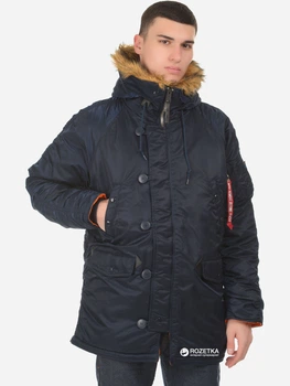 Парка Alpha Industries Slim Fit N-3B Parka 4XL Replica Blue/Orange
