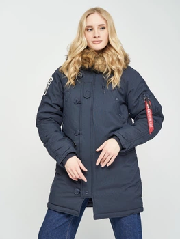 Парка жіноча зимова Alpha Industries Altitude W Parka XL Replica Blue