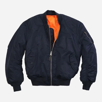 Бомбер чоловічий Alpha Industries MA-1 XL Темно-синій (640631434135)