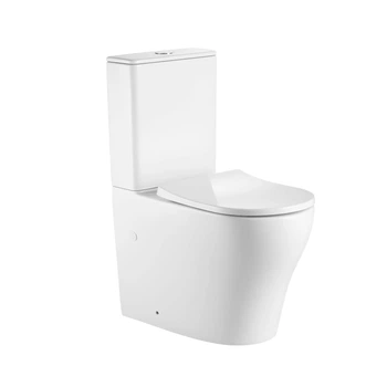 Унітаз підлоговий Qtap Virgo Ultra Quiet безобідковий з сидінням Soft-close WHITE QT18226092AWSD00052581