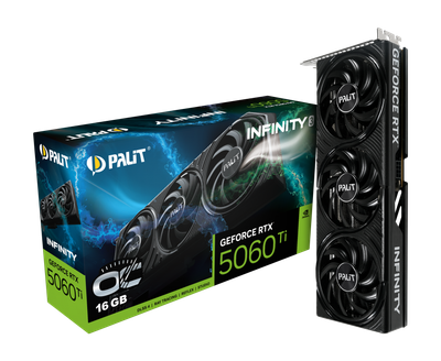 Відеокарта Palit GeForce RTX5060 Ti INFINITY 3 OC 16G