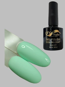 Гель-лак SVN color gel polish №397 м'ятний 10мл