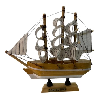 Макет парусника на подставке "Морская мечта" (14х12,5х3,3 см) 36135D