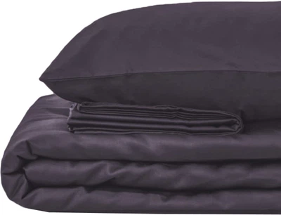 Комплект постельного белья MirSon Сатин Premium 0240 Iron grey 2х160х220 см (2200001717909)