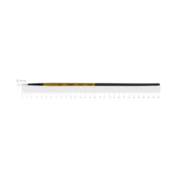 Пензель Rosa AMBER 2306R щетина кругла №1 д.р. (4823098533290)