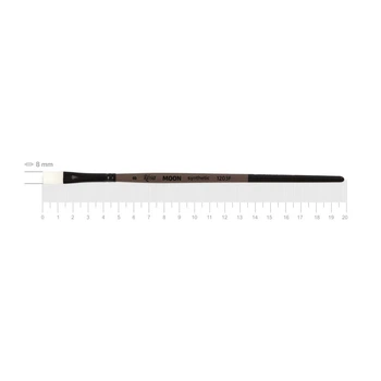 Пензель Rosa MOON 1203F синтетика пласка №8 к.р (4823098534020)