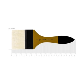 Пензель Rosa AMBER 2306 щетина флейц №80 к.р (4823098533498)