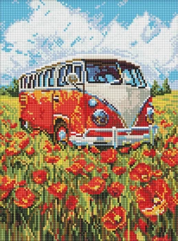 Алмазна мозаїка Ideyka Подорож у червоне 30 x 40 см (4823104379287)