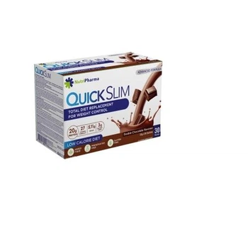 Протеїновий коктейль для схуднення Quick Slim Подвійний шоколад 30 саше по 23 г