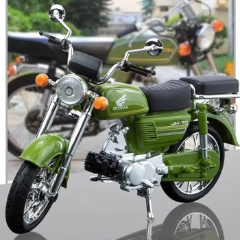 Модель мотоцикла, воспроизводит Honda JH-70 до мельчайших деталей, со световыми и звуковыми эффектами