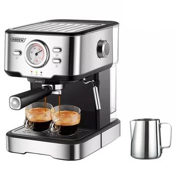 Кавоварка HiBREW H5 1050 Вт, напівавтоматична кавоварка для капучино еспресо 20 бар