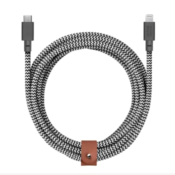 Кабель Native Union Belt Cable XL USB-C to Lightning Zebra (3 m) (BELT-KV-CL-ZEB-3)