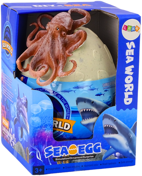 Zestaw figurek Lean Toys Zwierzęta Morskie Jajo (5905991020516)