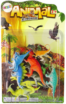 Zestaw figurek Lean Toys Dinozaury 9 szt (5905515352772)
