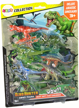 Zestaw figurek Lean Toys Dinozaury 6 szt (5905679074725)