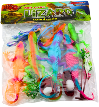 Zestaw figurek Lean Toys Jaszczurki i gady 8 szt (5905991005094)