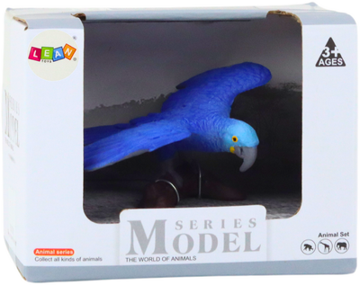 Figurka kolekcjonerska Lean Toys Zwierzęta Świata Papuga Ara 4 cm (5905991020622)