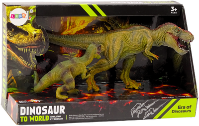 Zestaw figurek Lean Toys Tyranozaur z małym (5905991020868)