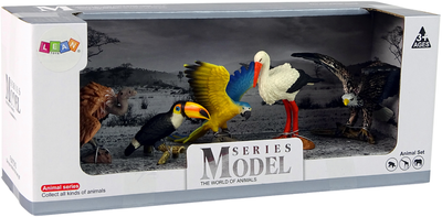 Zestaw figurek Lean Toys Ptaki Świata 5 szt (5905214971656)