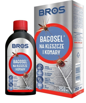 Preparat na komary i kleszcze Bros Bagosel 100ec 250 ml (5904517044463)