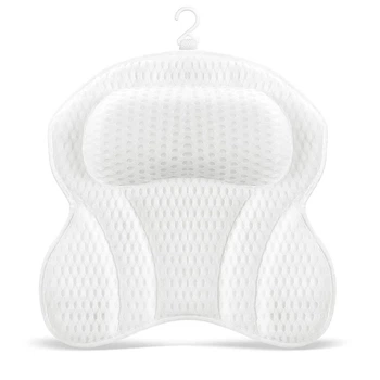 Подушка для ванной Bath Pillow на присосках 37x38.5см White (3_06668)