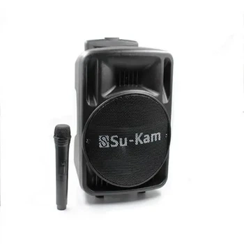 Портативна колонка Su-Kam BT 100D + 1 бездротовий мікрофон (12v/220v)
