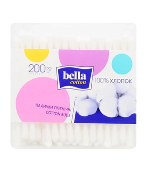 Ватные палочки Bella Cotton 200 штук (5900516400040)