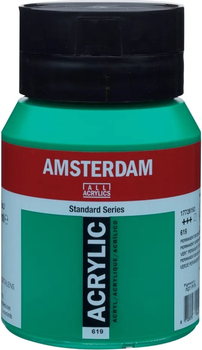 Farba akrylowa Amsterdam Permanent Green Deep 619 500 ml (8712079044329)