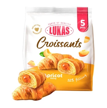 Круассан Lukas с абрикосовой начинкой 225г. (4823054614520)