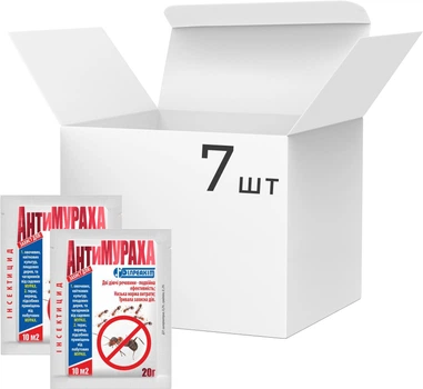 Упаковка інсектициду Антимураха 20 г х 7 шт (1082-К)