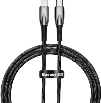 Кабель Baseus Glimmer USB-C - USB-C 100W 1 м Black (CADH000701)