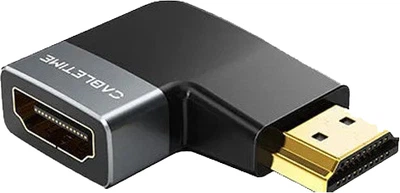 Переходник CABLETIME HDMI Male to Female Adapter 270° Правый Degree, 8K60Hz, 4K120Hz (CP44G)