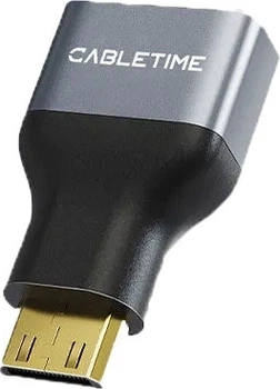Перехідник CABLETIME HDMI Male to Female Adapter 8K60Hz, 4K120Hz (CP45G)