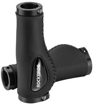 Gripy rowerowe Rockbros Leather Black (40720001001)
