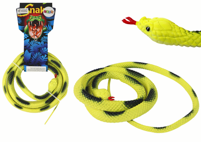 Antystres Lean Toys Wąż koralowy gumowy Żółty (5905884450635)