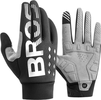 Велорукавички RockBros утеплені довгі XXL Black-Grey (5907769373664)