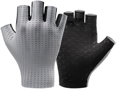 Велорукавички RockBros дихаючі короткі S Grey (5907769373497)
