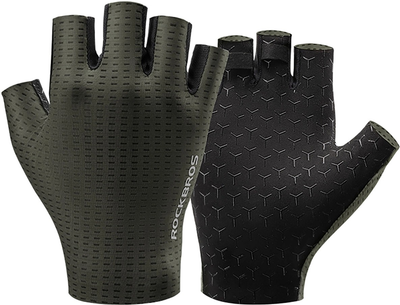 Велорукавички RockBros дихаючі короткі XL Green (5907769373459)