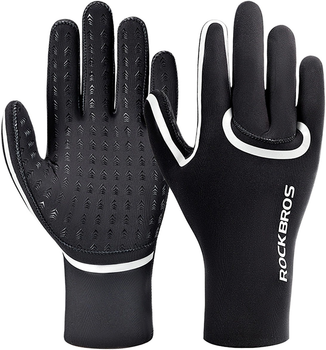 Велорукавички RockBros водонепроникні довгі XXL Black (5907769373893)