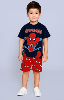Комплект (футболка, шорти) Spider Man (Людина Павук) 98/104 см Разноцвет UE2406251